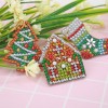 5pcs Christmas Women Keyring