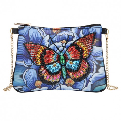 Butterfly Leather Chain Messenger Bags