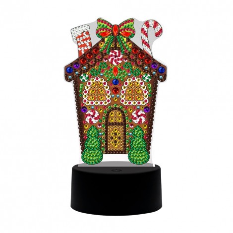 Gingerbread House LED Night Lamp
