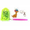 4pcs Animals Bag Keychains