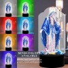 LED Light Goddess Religion Night Lamp