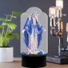 LED Light Goddess Religion Night Lamp