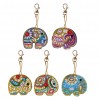 5pcs Elephant Keychain