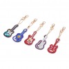 5pcs Violin Keychains