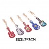 5pcs Violin Keychains