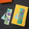 2pcs Bookmark Flowers Leather Tassel Book Marks