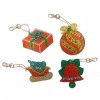 4pcs Christmas Keychain