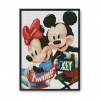 Cartoon Mouse Stamped DIY Cross Stitch 11CT Print Kits Embroidery (M0095)