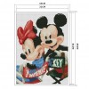 Cartoon Mouse Stamped DIY Cross Stitch 11CT Print Kits Embroidery (M0095)