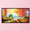 Autumn Scenery - 11CT Stamped Cross Stitch - 70x40cm