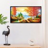 Autumn Scenery - 11CT Stamped Cross Stitch - 70x40cm