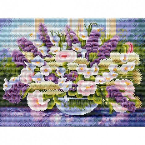 Still Life - 11CT Stamped Cross Stitch - 36x46cm