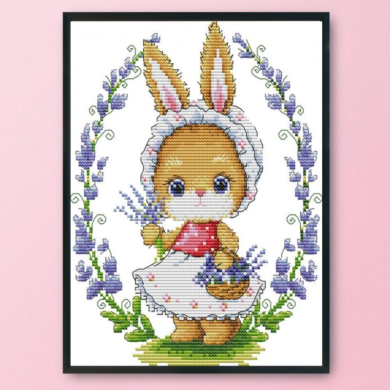 Bunny and flowers - ...