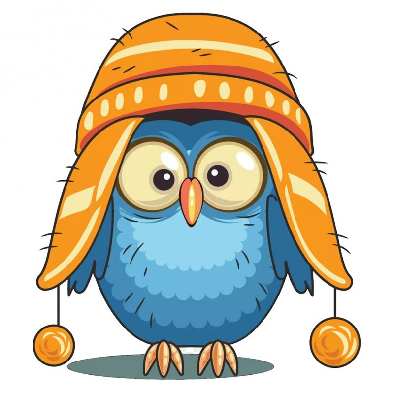 Owl Bird with Cap - ...