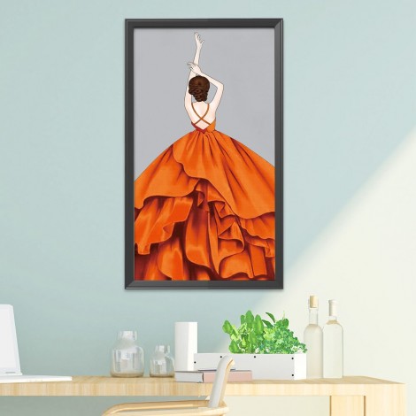 11CT Ornaments DIY Stamped Canvas Kit Cross Stitch Needlework (H818 Cactus)