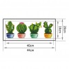 11CT Ornaments DIY Stamped Canvas Kit Cross Stitch Needlework (H818 Cactus)