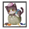 Cat - 14CT Counted Cross Stitch - 22x26cm