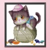 Cat - 14CT Counted Cross Stitch - 22x26cm
