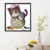 Cat - 14CT Counted Cross Stitch - 22x26cm