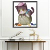 Cat - 14CT Counted Cross Stitch - 22x26cm