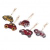 5pcs Car Keychains Pendant