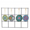 4pcs Bag Pendant Mandala Keychains