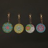 4pcs Bag Pendant Mandala Keychains