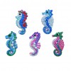 5pcs Seahorse Keychain