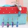 5pcs Seahorse Keychain