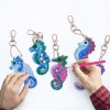 5pcs Seahorse Keychain