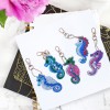 5pcs Seahorse Keychain