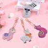 4pcs/Set Animal Resin Women Bag Keychain Jewelry