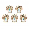 5pcs Angel Fashion Keyring
