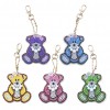 5pcs Bear Keychain Ornaments