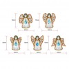 5pcs Angel Fashion Keyring