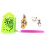 5pcs Paintng Musical Notes Key Chains