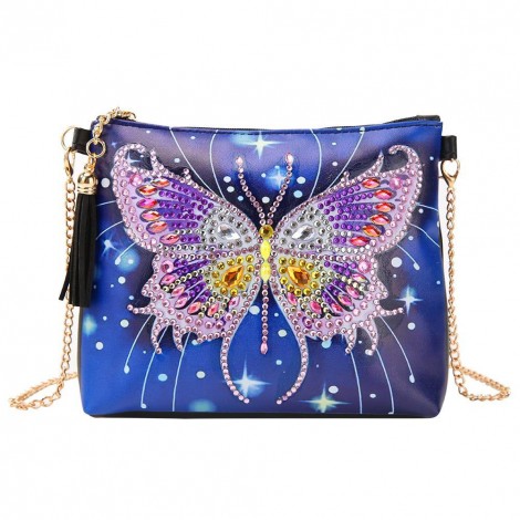 Butterfly Leather Chain Messenger Bags