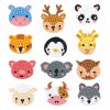 DIY Stickers - 12Pcs Animal Avatar