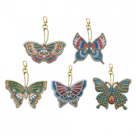 5pcs Butterfly Keychain