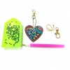 5pcs Love Heart Keychain Pendant