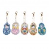 5pcs/set Doll Keychain