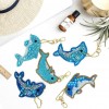 5pcs Dolphin Shape Key Chains Special Shape