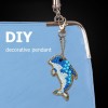 5pcs Dolphin Shape Key Chains Special Shape