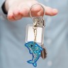 5pcs Dolphin Shape Key Chains Special Shape
