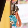 5pcs Dolphin Shape Key Chains Special Shape