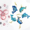 5pcs Dolphin Shape Key Chains Special Shape