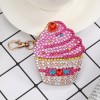 4pcs Cupcake Keychains