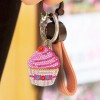 4pcs Cupcake Keychains