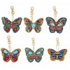 6pcs Butterfly Keychain