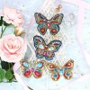 6pcs Butterfly Keychain